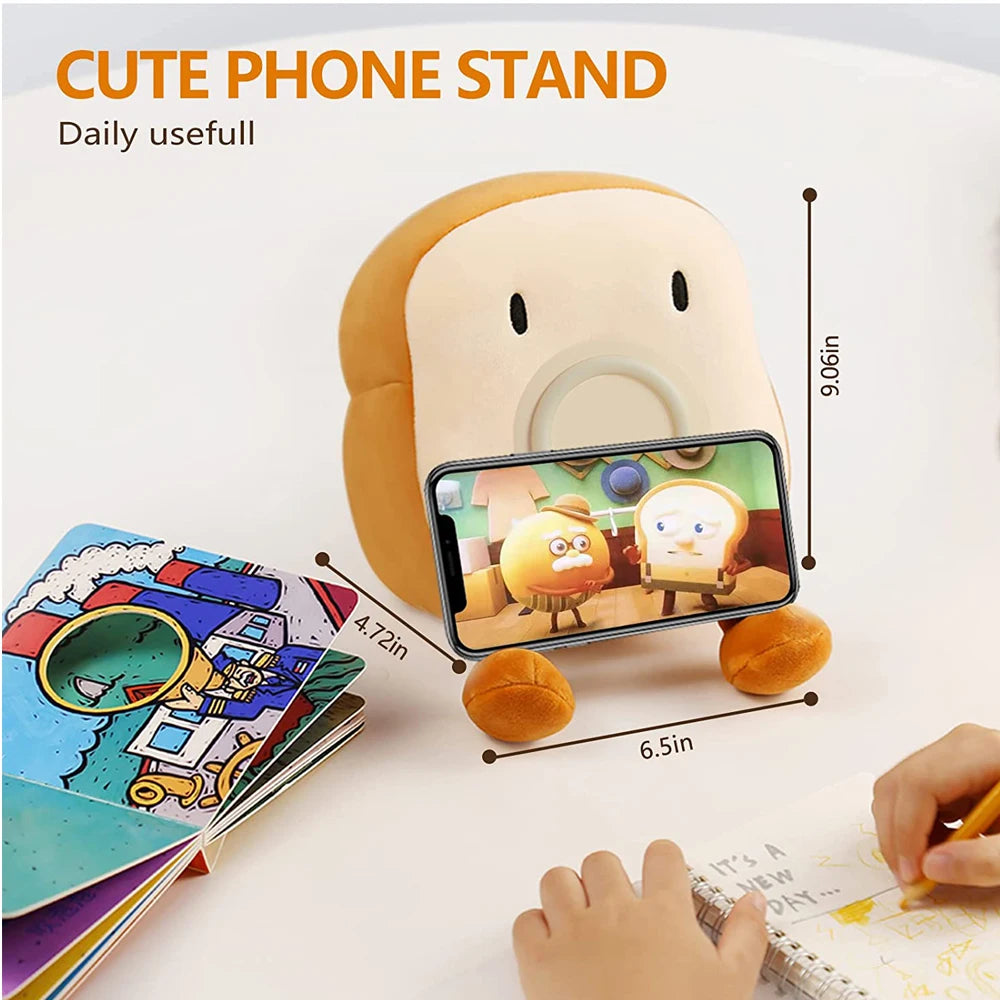 Toast Plush Alarm Clock Lamp